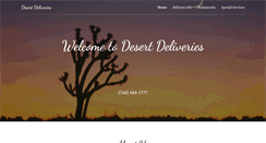 Desktop Screenshot of desertdeliveries.net